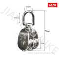 Stainless Steel Swivel Pulley Block Double Sheave